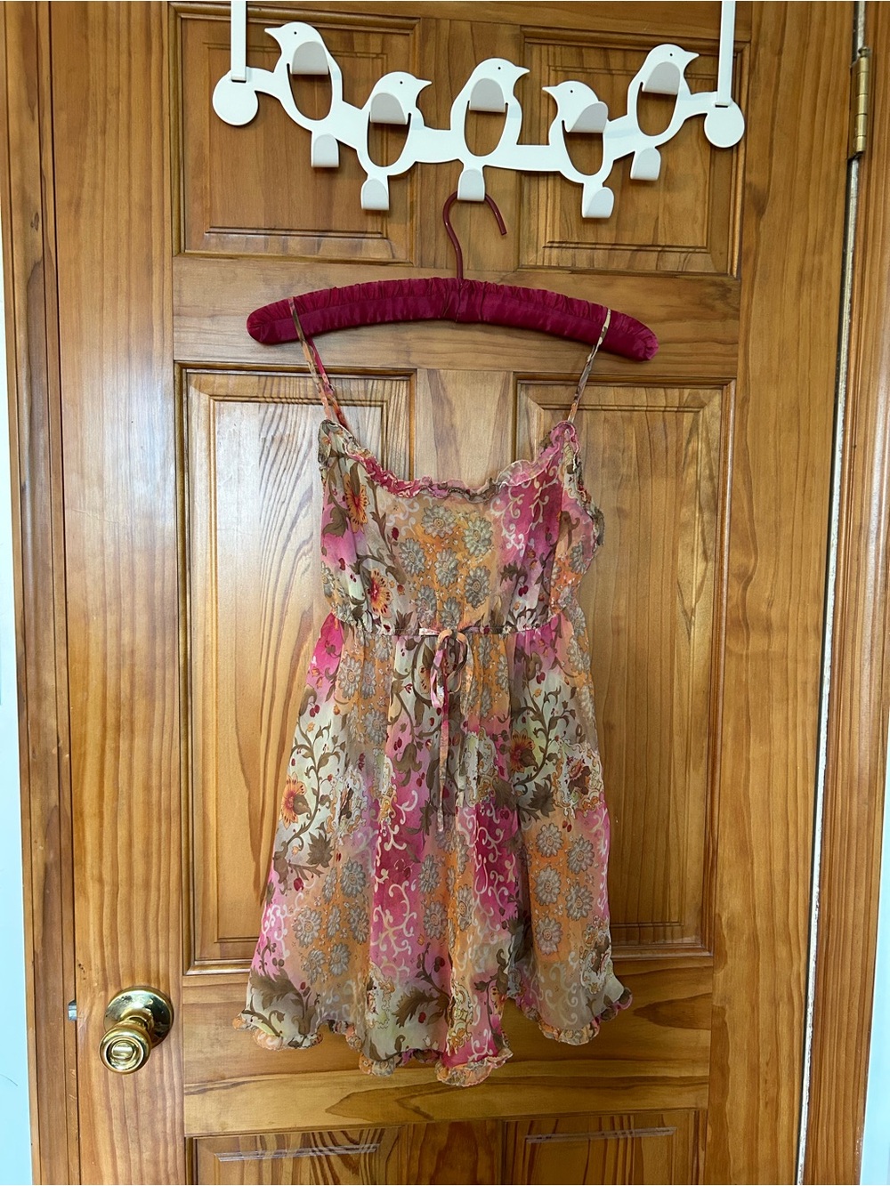 Vintage Victoria's Secret Floral Slip